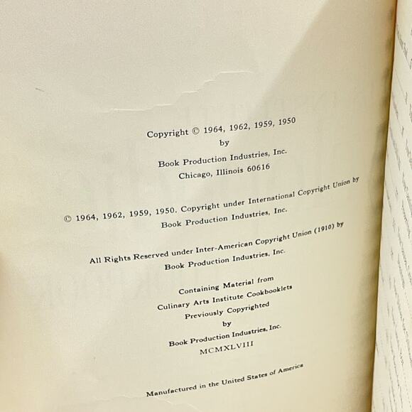 Culinary Arts Institute Encyclopedic Cookbook Hardcover Ruth Berolzheimer 1969 - Picture 7 of 11
